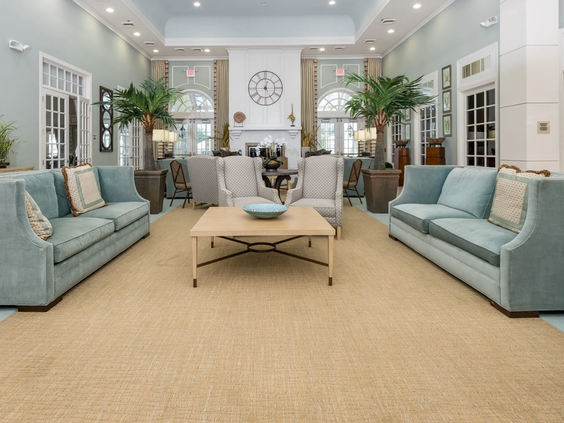 Clubhouse lounge area