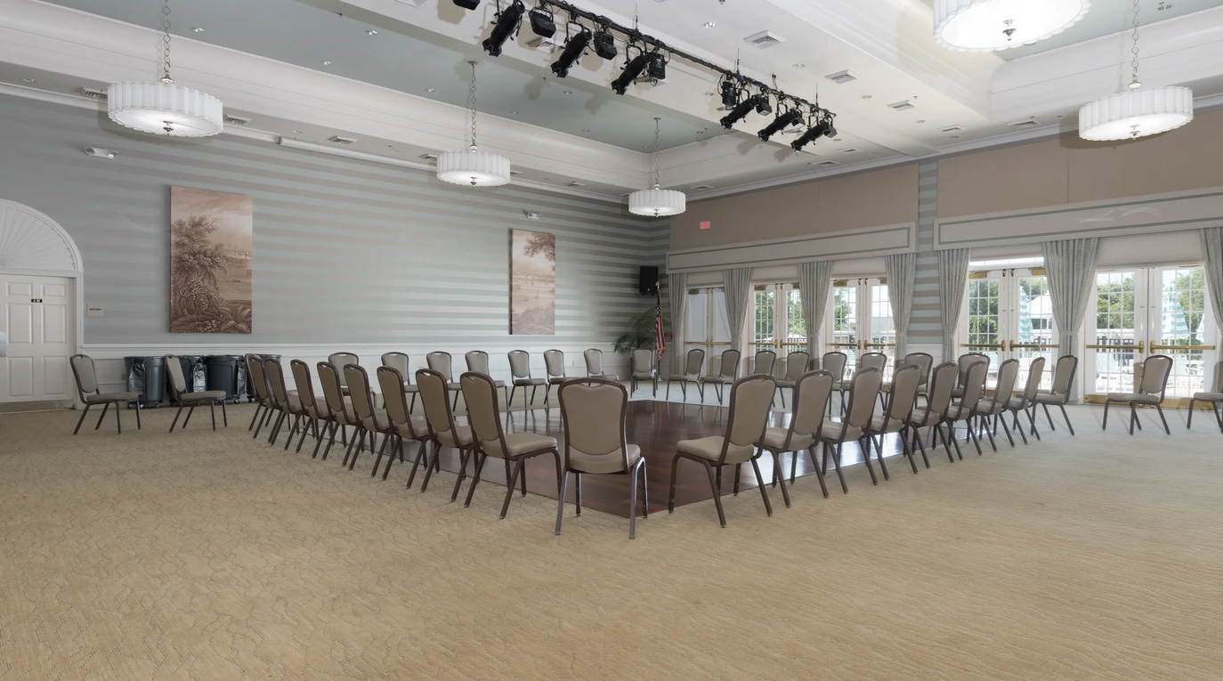 Clubhouse banquet room