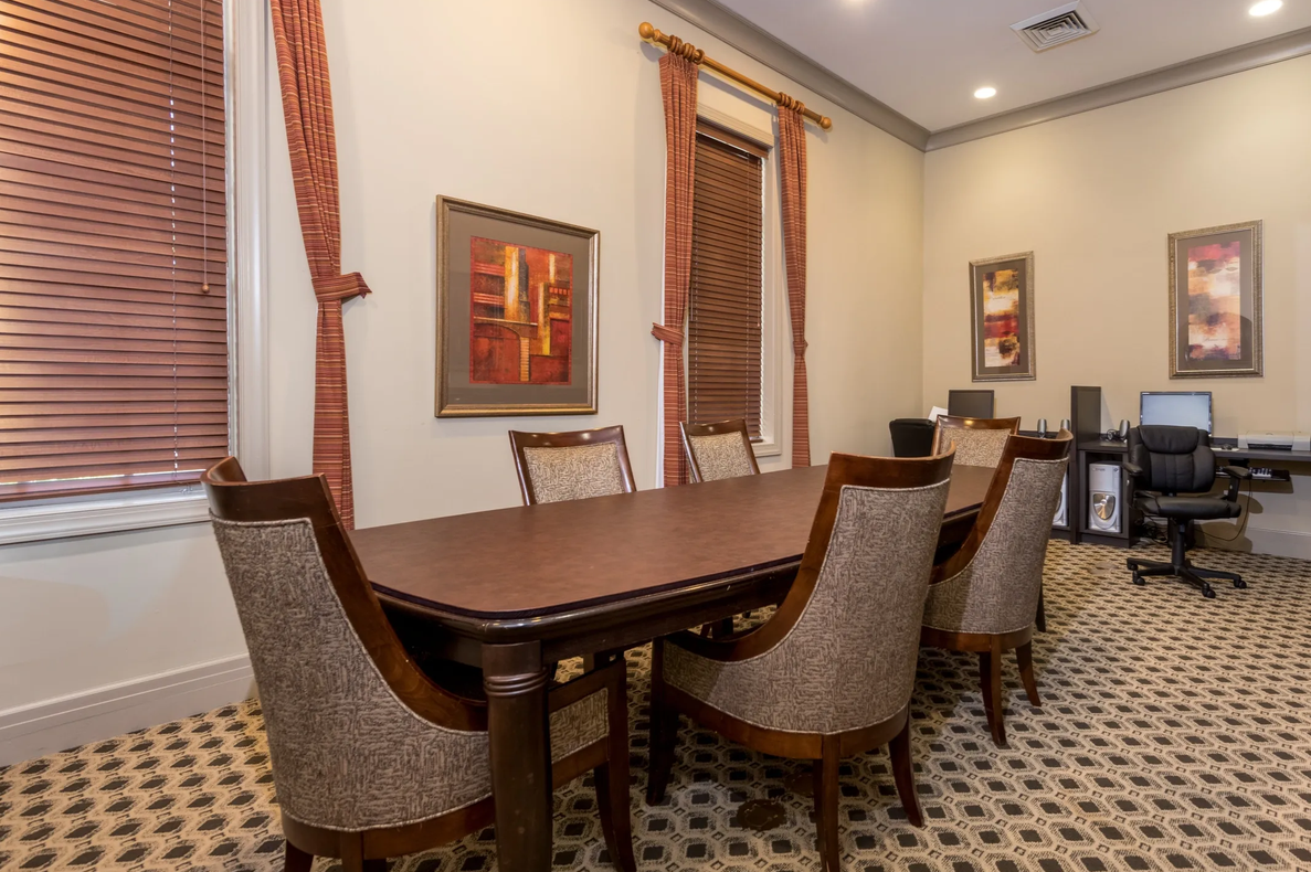 Clubhouse conference room